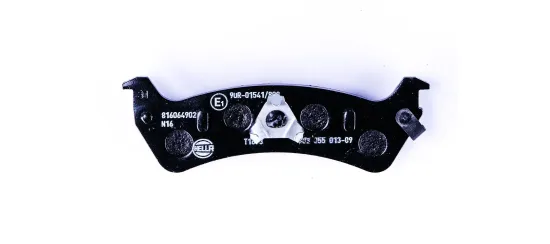 Bremsbelagsatz, Scheibenbremse Hinterachse HELLA 8DB 355 013-091 Bild Bremsbelagsatz, Scheibenbremse Hinterachse HELLA 8DB 355 013-091