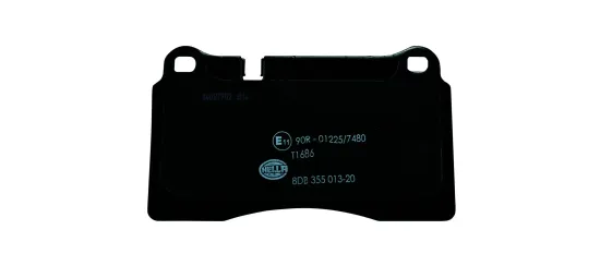 Bremsbelagsatz, Scheibenbremse Vorderachse HELLA 8DB 355 013-201 Bild Bremsbelagsatz, Scheibenbremse Vorderachse HELLA 8DB 355 013-201