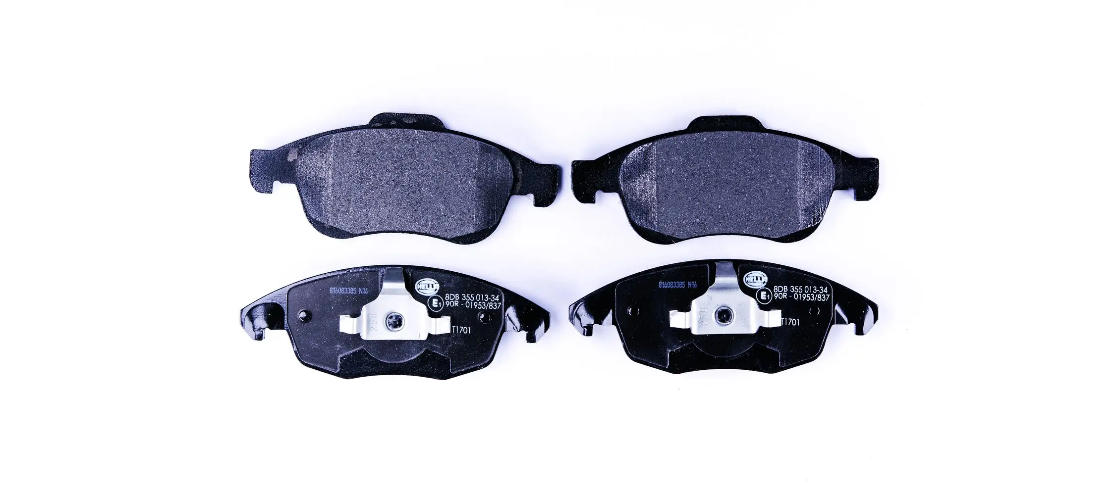 Bremsbelagsatz, Scheibenbremse HELLA 8DB 355 013-341