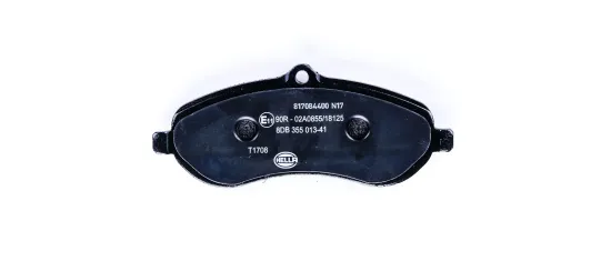 Bremsbelagsatz, Scheibenbremse HELLA 8DB 355 013-411 Bild Bremsbelagsatz, Scheibenbremse HELLA 8DB 355 013-411