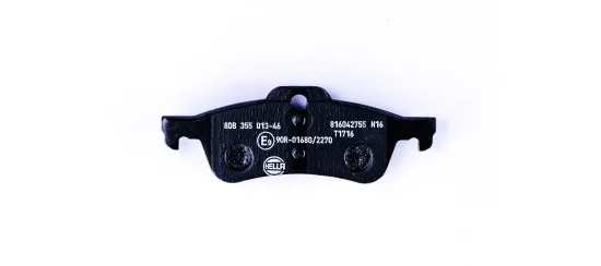 Bremsbelagsatz, Scheibenbremse Hinterachse HELLA 8DB 355 013-461 Bild Bremsbelagsatz, Scheibenbremse Hinterachse HELLA 8DB 355 013-461