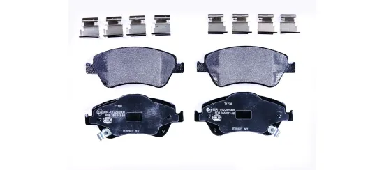 Bremsbelagsatz, Scheibenbremse Vorderachse HELLA 8DB 355 013-561 Bild Bremsbelagsatz, Scheibenbremse Vorderachse HELLA 8DB 355 013-561