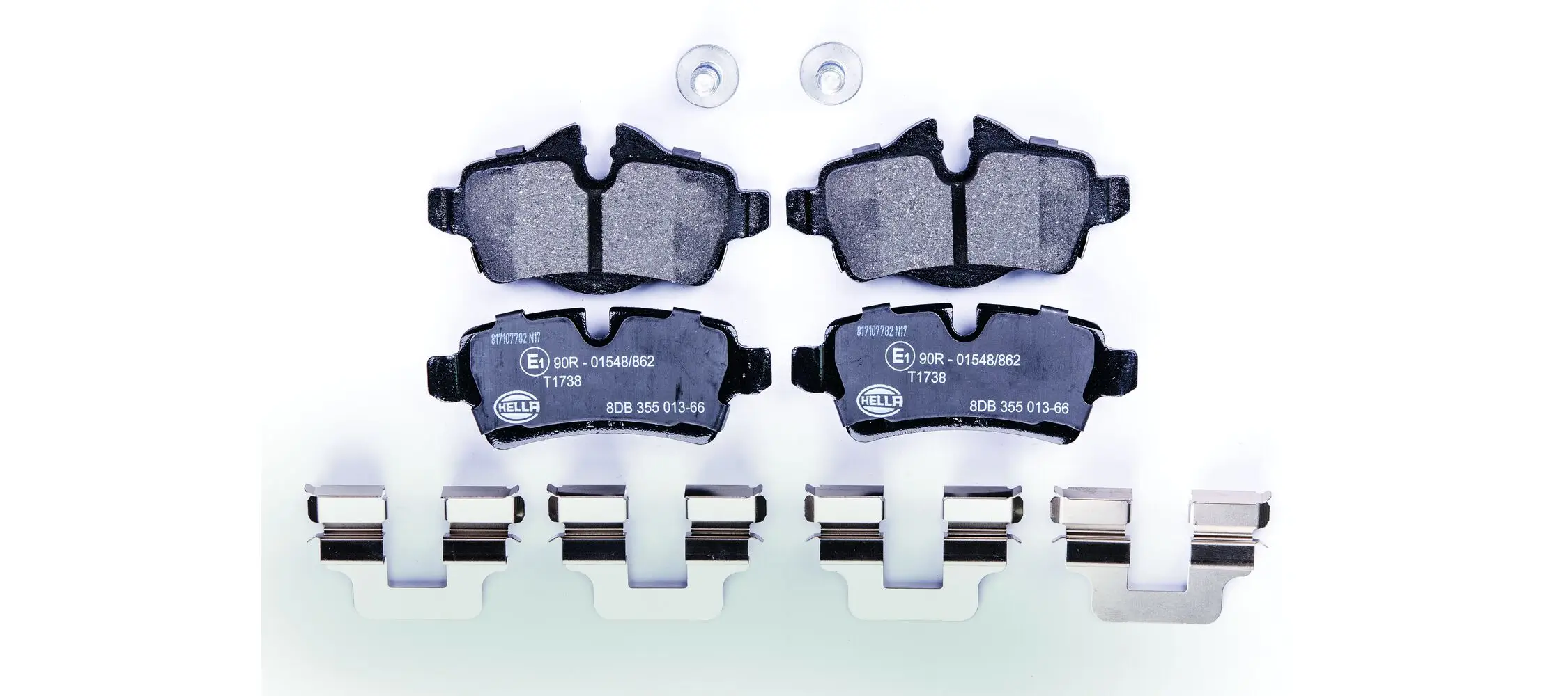 Bremsbelagsatz, Scheibenbremse HELLA 8DB 355 013-661