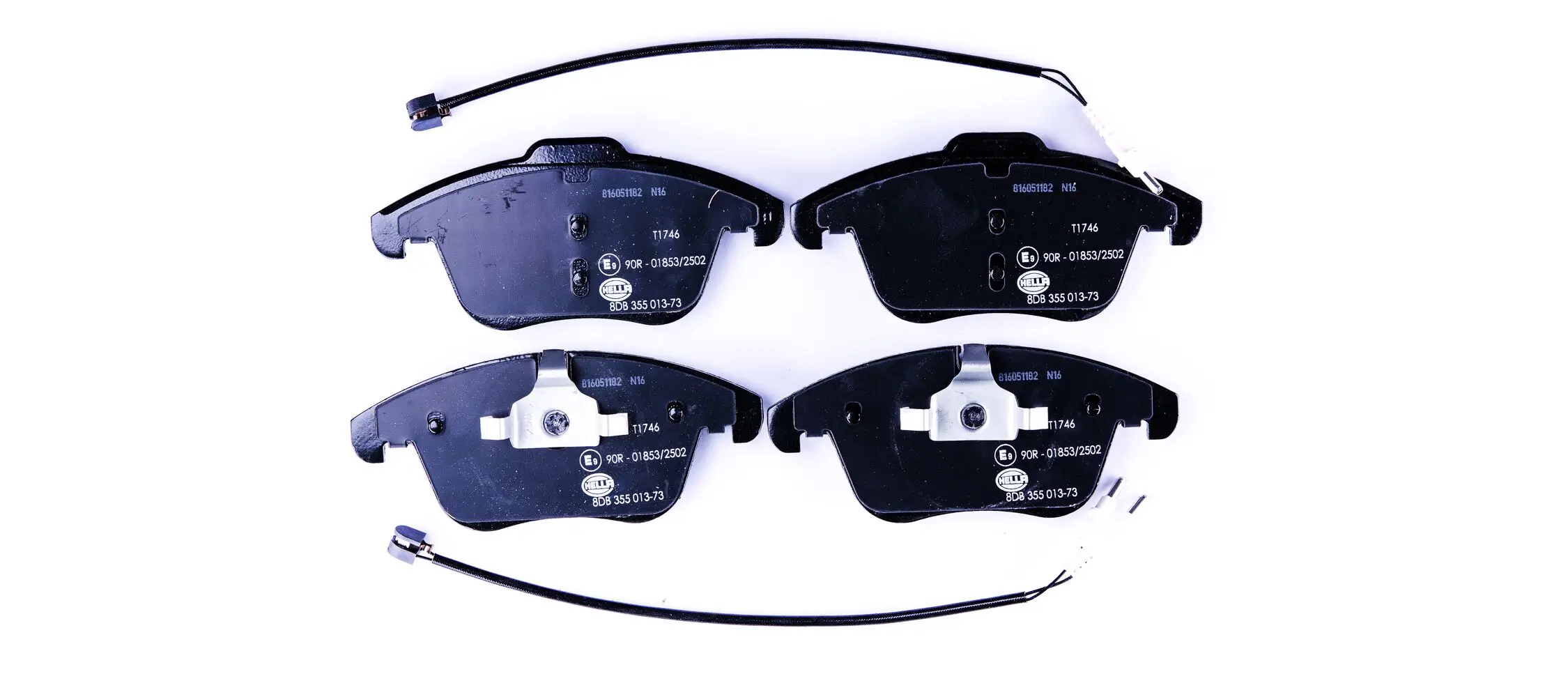Bremsbelagsatz, Scheibenbremse HELLA 8DB 355 013-731
