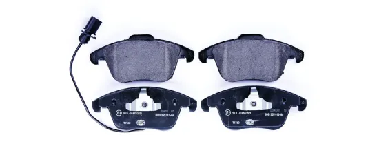 Bremsbelagsatz, Scheibenbremse Vorderachse HELLA 8DB 355 013-861 Bild Bremsbelagsatz, Scheibenbremse Vorderachse HELLA 8DB 355 013-861