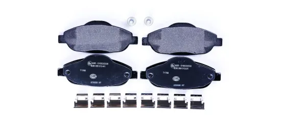 Bremsbelagsatz, Scheibenbremse HELLA 8DB 355 013-911 Bild Bremsbelagsatz, Scheibenbremse HELLA 8DB 355 013-911