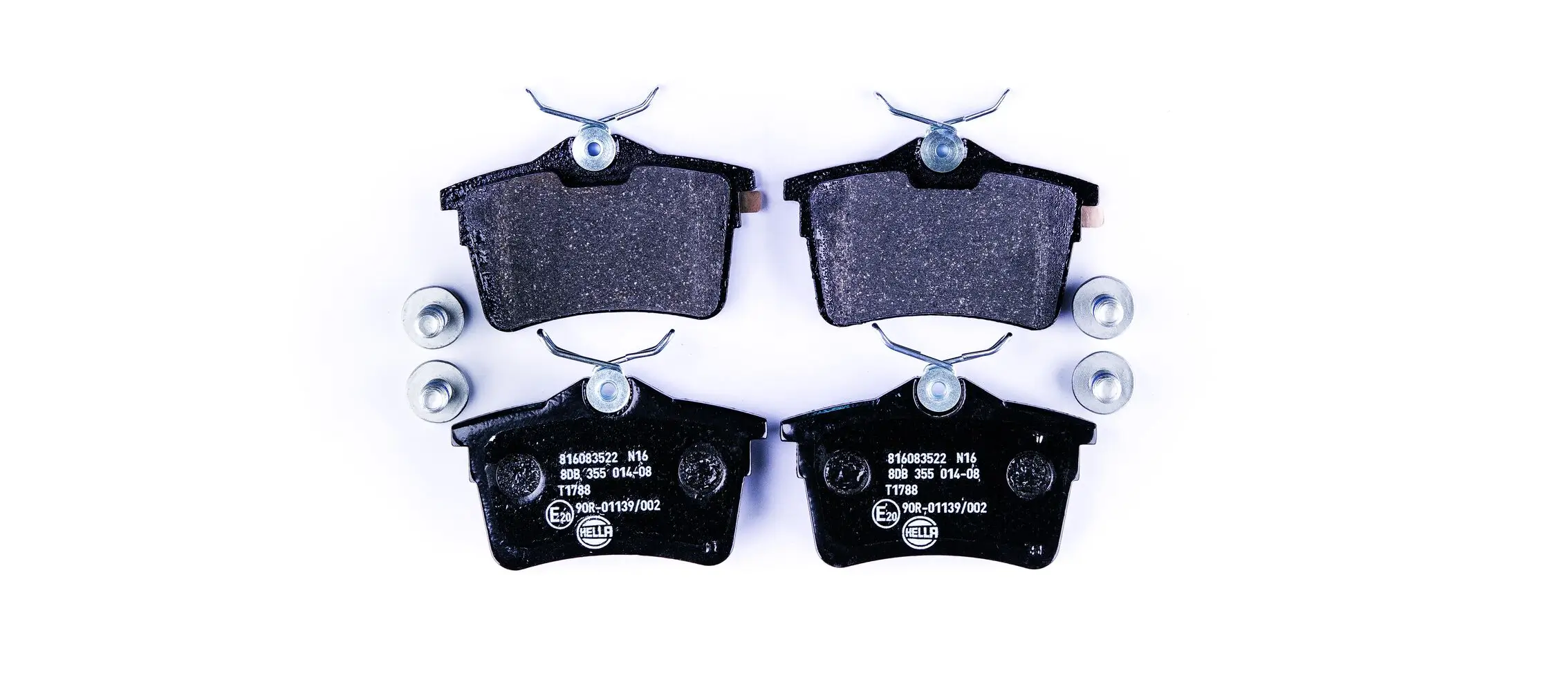 Bremsbelagsatz, Scheibenbremse HELLA 8DB 355 014-081