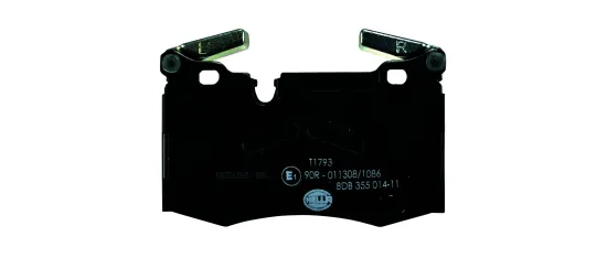 Bremsbelagsatz, Scheibenbremse HELLA 8DB 355 014-111 Bild Bremsbelagsatz, Scheibenbremse HELLA 8DB 355 014-111