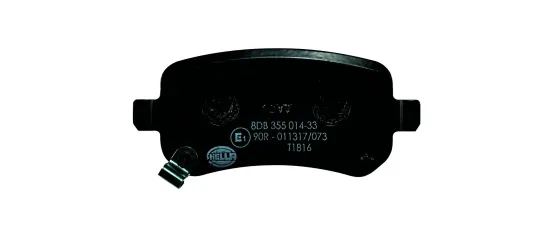 Bremsbelagsatz, Scheibenbremse HELLA 8DB 355 014-331 Bild Bremsbelagsatz, Scheibenbremse HELLA 8DB 355 014-331