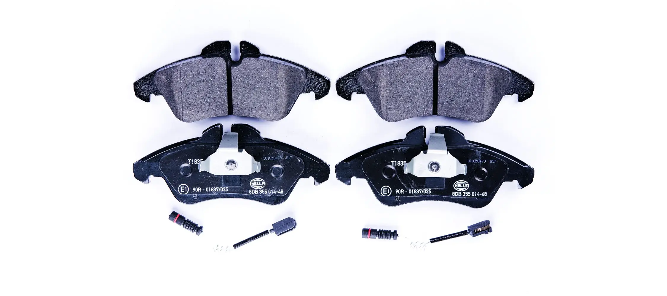 Bremsbelagsatz, Scheibenbremse HELLA 8DB 355 014-481