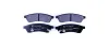 Bremsbelagsatz, Scheibenbremse Hinterachse HELLA 8DB 355 014-491 Bild Bremsbelagsatz, Scheibenbremse Hinterachse HELLA 8DB 355 014-491