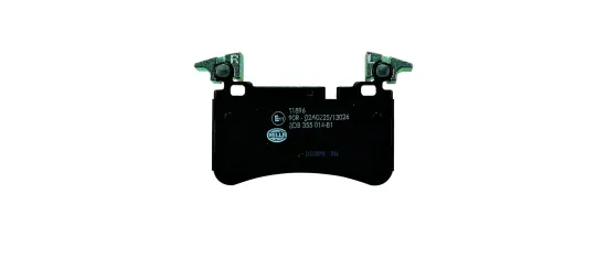 Bremsbelagsatz, Scheibenbremse Hinterachse HELLA 8DB 355 014-811 Bild Bremsbelagsatz, Scheibenbremse Hinterachse HELLA 8DB 355 014-811