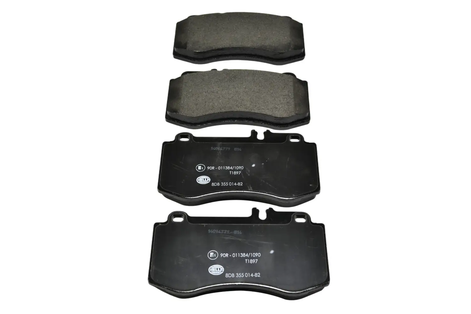 Bremsbelagsatz, Scheibenbremse Vorderachse HELLA 8DB 355 014-821
