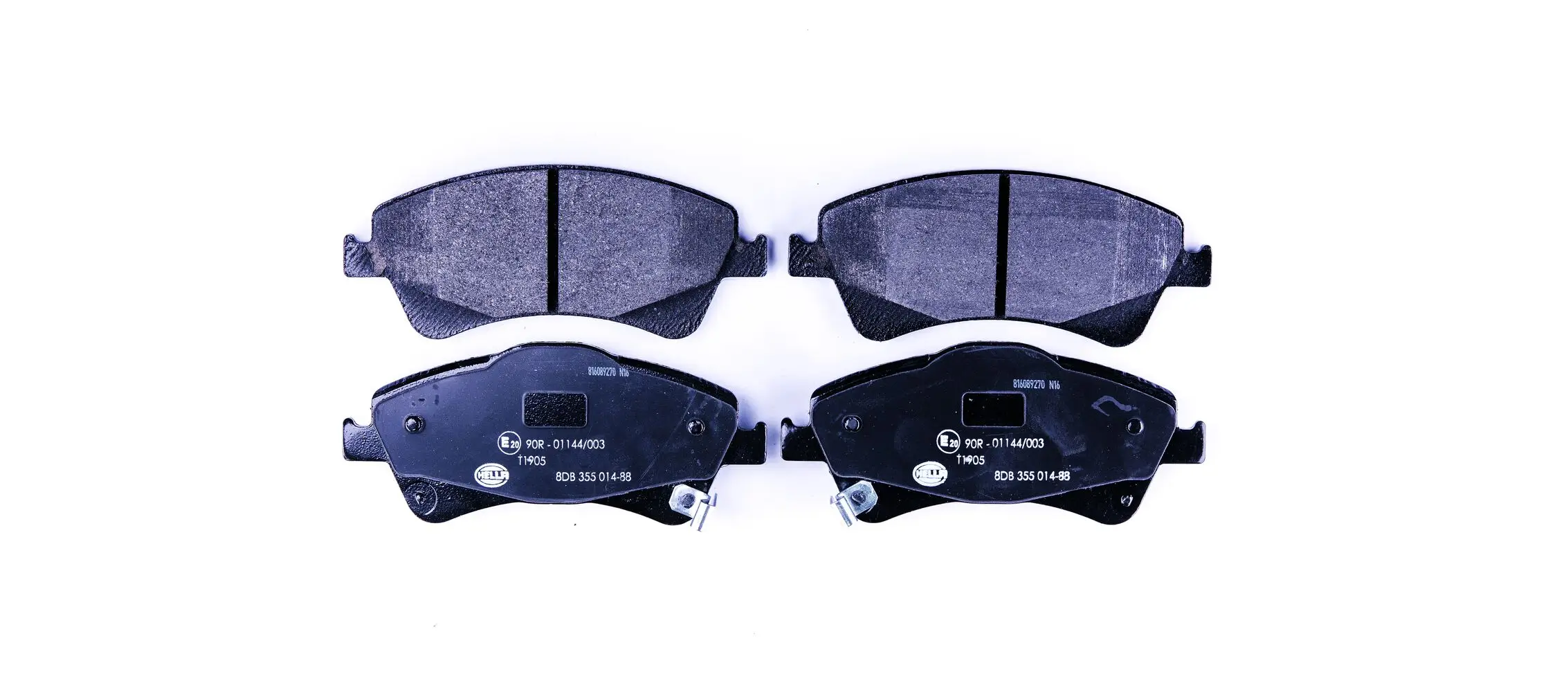 Bremsbelagsatz, Scheibenbremse HELLA 8DB 355 014-881