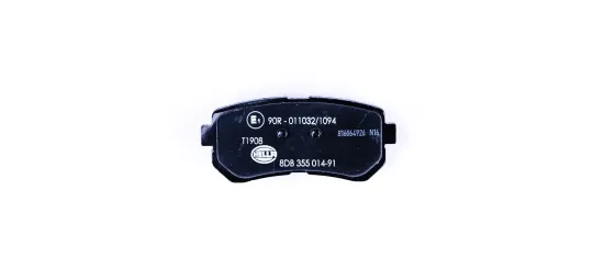 Bremsbelagsatz, Scheibenbremse HELLA 8DB 355 014-911 Bild Bremsbelagsatz, Scheibenbremse HELLA 8DB 355 014-911