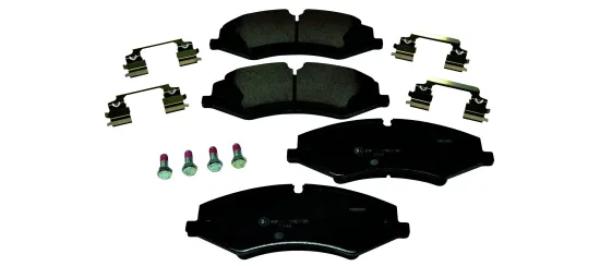 Bremsbelagsatz, Scheibenbremse Vorderachse HELLA 8DB 355 015-081 Bild Bremsbelagsatz, Scheibenbremse Vorderachse HELLA 8DB 355 015-081