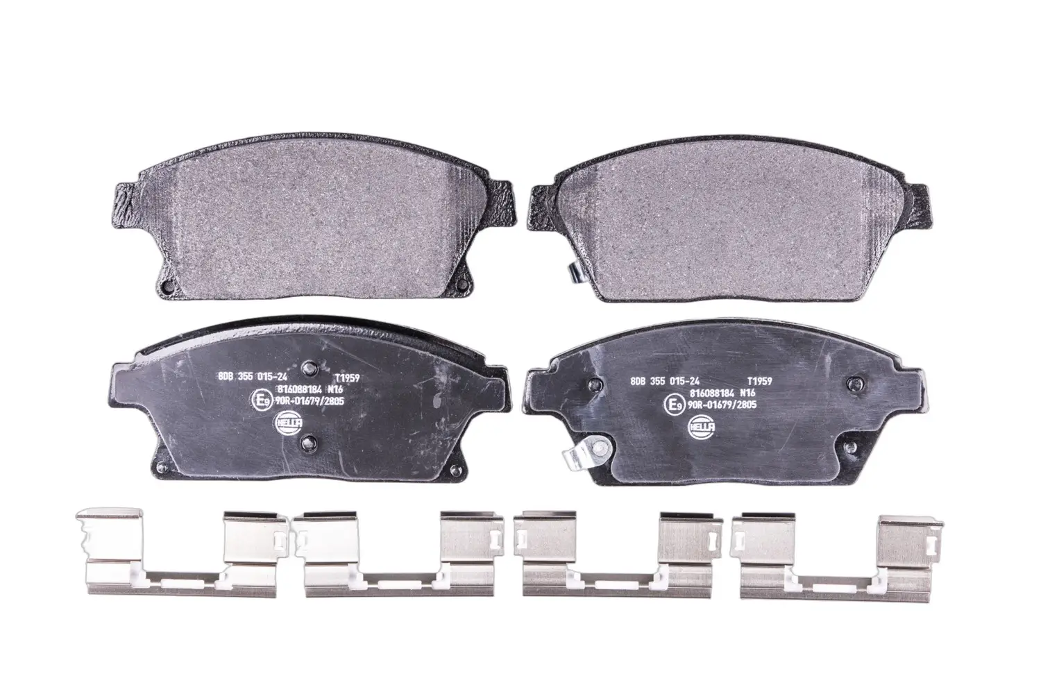 Bremsbelagsatz, Scheibenbremse Vorderachse HELLA 8DB 355 015-241