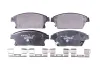 Bremsbelagsatz, Scheibenbremse Vorderachse HELLA 8DB 355 015-241 Bild Bremsbelagsatz, Scheibenbremse Vorderachse HELLA 8DB 355 015-241