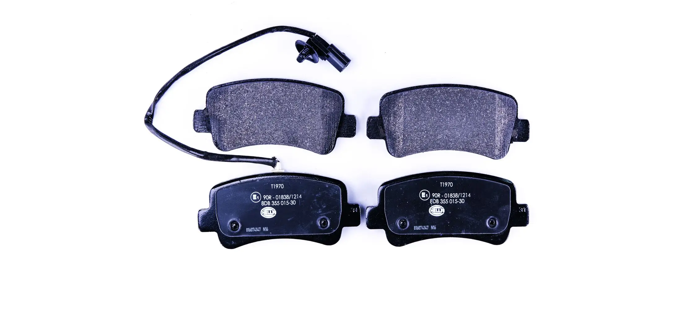 Bremsbelagsatz, Scheibenbremse HELLA 8DB 355 015-301