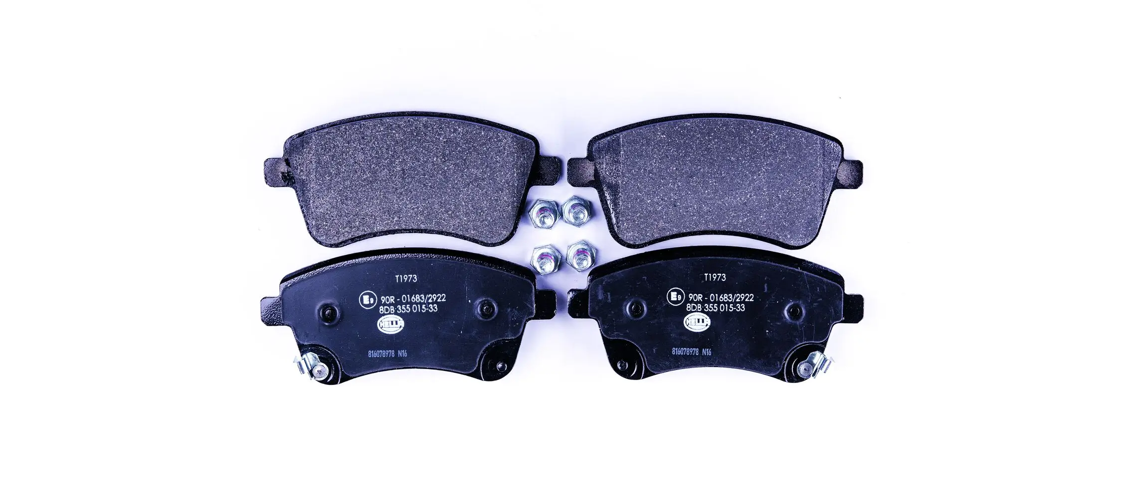 Bremsbelagsatz, Scheibenbremse HELLA 8DB 355 015-331