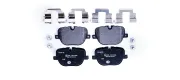 Bremsbelagsatz, Scheibenbremse Hinterachse HELLA 8DB 355 015-451