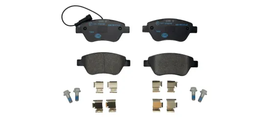 Bremsbelagsatz, Scheibenbremse HELLA 8DB 355 015-491 Bild Bremsbelagsatz, Scheibenbremse HELLA 8DB 355 015-491