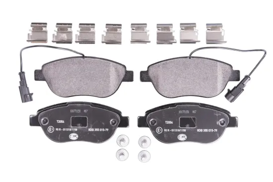 Bremsbelagsatz, Scheibenbremse Vorderachse HELLA 8DB 355 015-791 Bild Bremsbelagsatz, Scheibenbremse Vorderachse HELLA 8DB 355 015-791