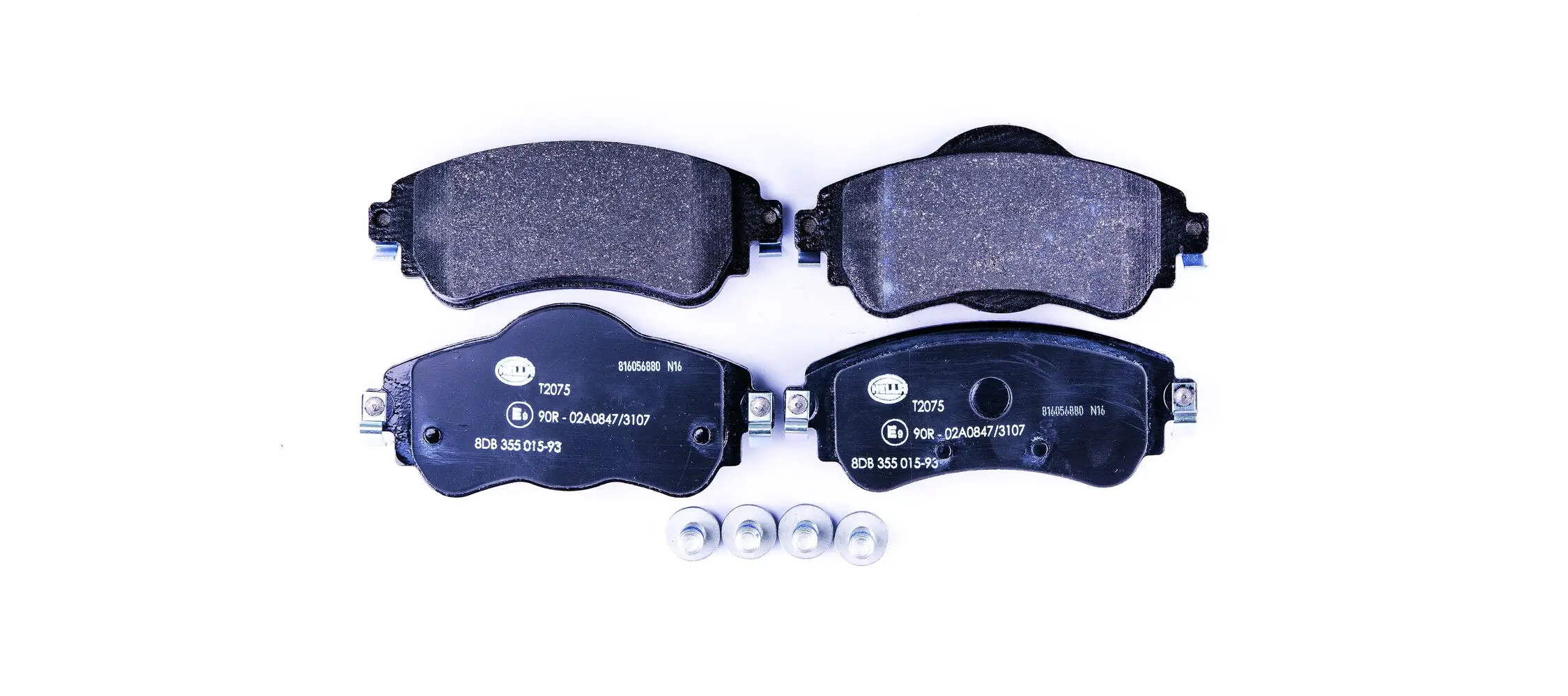 Bremsbelagsatz, Scheibenbremse HELLA 8DB 355 015-931