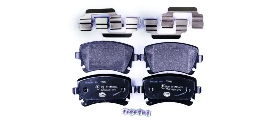 Bremsbelagsatz, Scheibenbremse HELLA 8DB 355 015-951 Bild Bremsbelagsatz, Scheibenbremse HELLA 8DB 355 015-951
