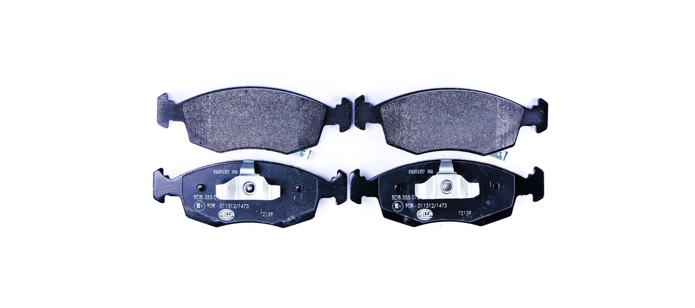 Bremsbelagsatz, Scheibenbremse HELLA 8DB 355 016-231