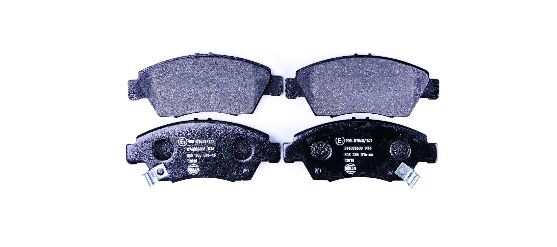 Bremsbelagsatz, Scheibenbremse HELLA 8DB 355 016-461