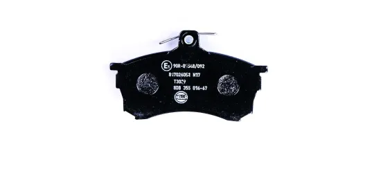 Bremsbelagsatz, Scheibenbremse Vorderachse HELLA 8DB 355 016-671 Bild Bremsbelagsatz, Scheibenbremse Vorderachse HELLA 8DB 355 016-671