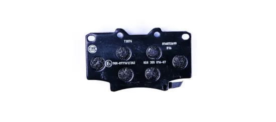 Bremsbelagsatz, Scheibenbremse Vorderachse HELLA 8DB 355 016-871 Bild Bremsbelagsatz, Scheibenbremse Vorderachse HELLA 8DB 355 016-871