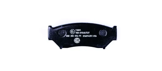 Bremsbelagsatz, Scheibenbremse Vorderachse HELLA 8DB 355 016-911 Bild Bremsbelagsatz, Scheibenbremse Vorderachse HELLA 8DB 355 016-911