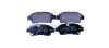 Bremsbelagsatz, Scheibenbremse Vorderachse HELLA 8DB 355 017-071 Bild Bremsbelagsatz, Scheibenbremse Vorderachse HELLA 8DB 355 017-071