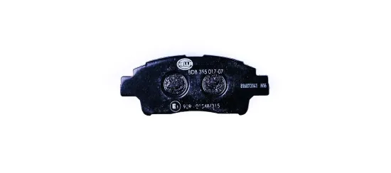 Bremsbelagsatz, Scheibenbremse Vorderachse HELLA 8DB 355 017-071 Bild Bremsbelagsatz, Scheibenbremse Vorderachse HELLA 8DB 355 017-071