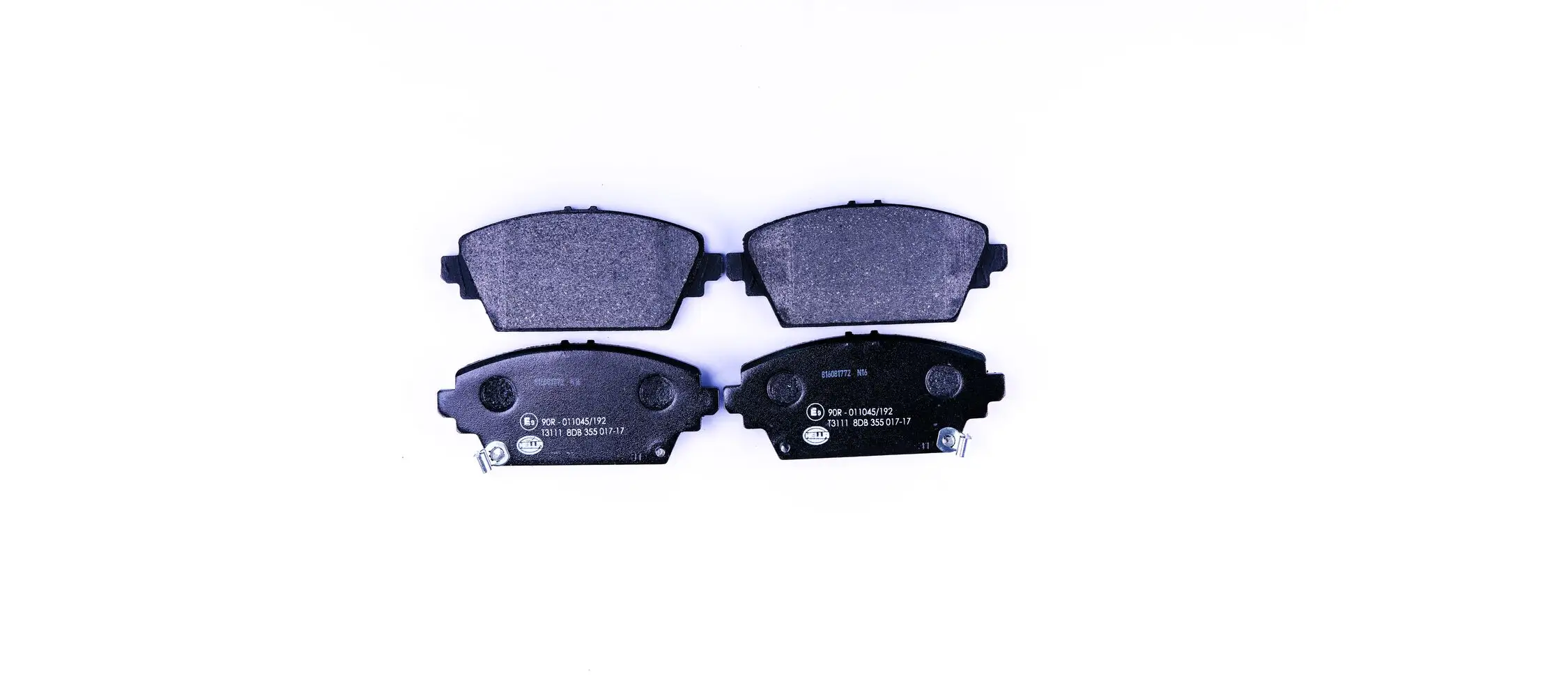 Bremsbelagsatz, Scheibenbremse Vorderachse HELLA 8DB 355 017-171