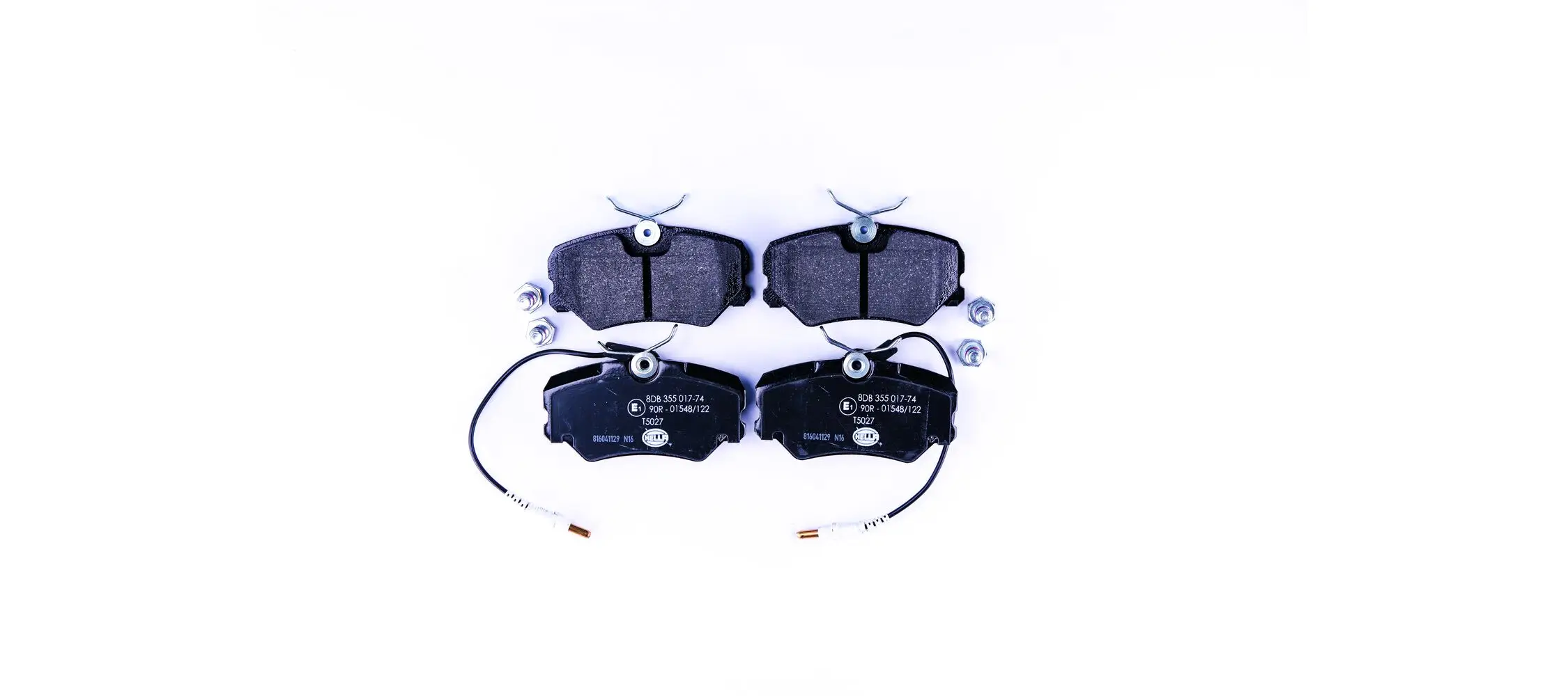 Bremsbelagsatz, Scheibenbremse HELLA 8DB 355 017-741