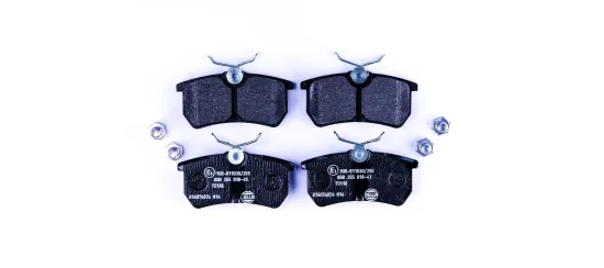 Bremsbelagsatz, Scheibenbremse HELLA 8DB 355 018-411 Bild Bremsbelagsatz, Scheibenbremse HELLA 8DB 355 018-411