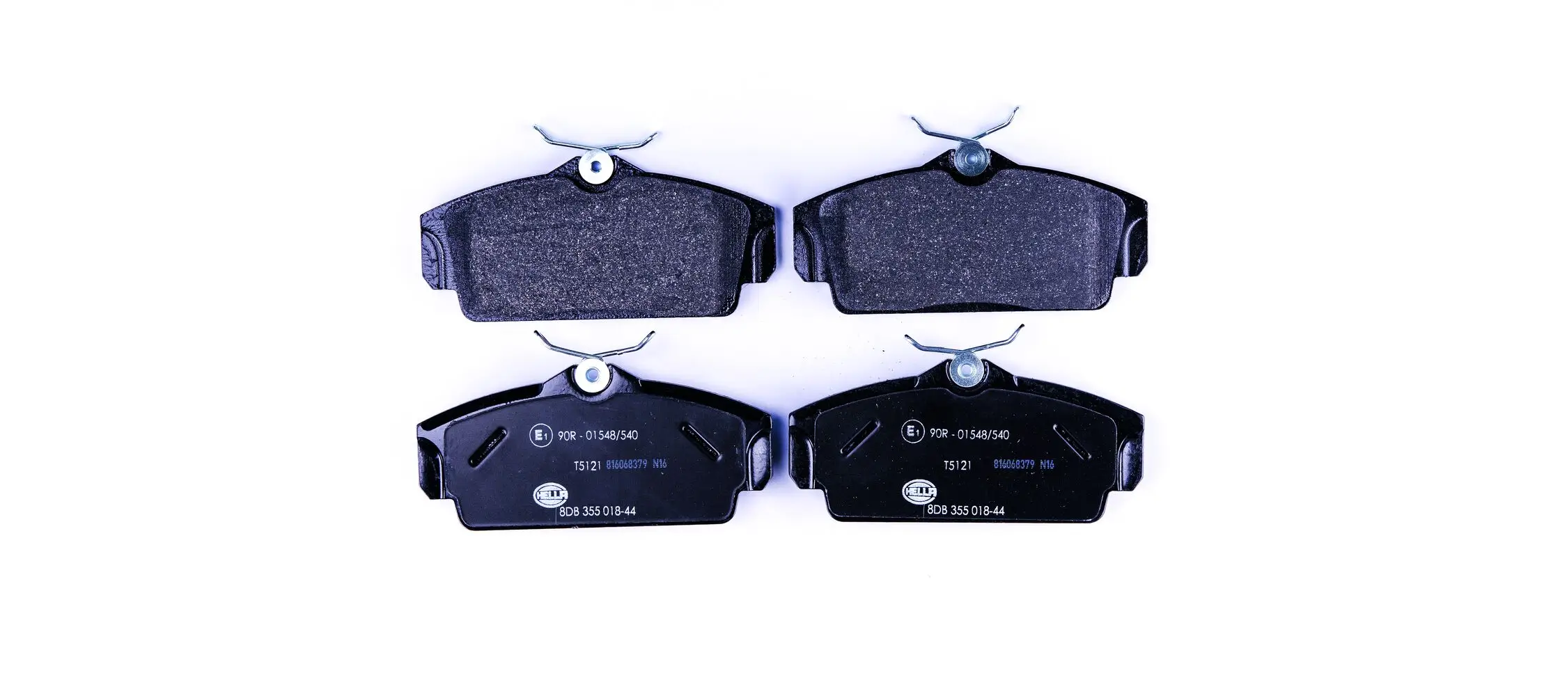 Bremsbelagsatz, Scheibenbremse Vorderachse HELLA 8DB 355 018-441