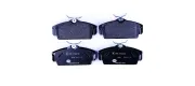 Bremsbelagsatz, Scheibenbremse Vorderachse HELLA 8DB 355 018-441