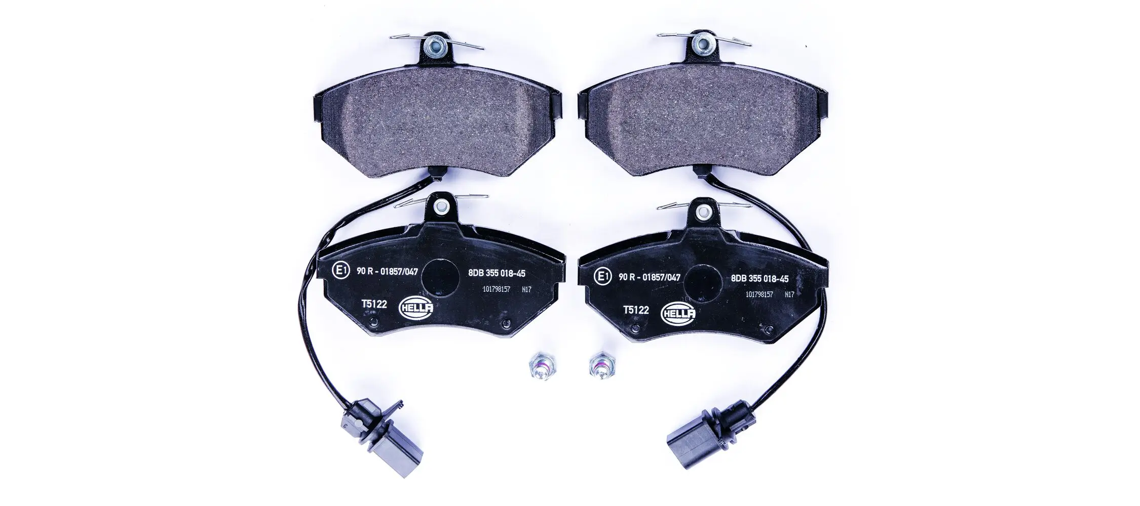 Bremsbelagsatz, Scheibenbremse HELLA 8DB 355 018-451