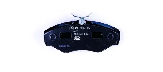 Bremsbelagsatz, Scheibenbremse HELLA 8DB 355 018-501 Bild Bremsbelagsatz, Scheibenbremse HELLA 8DB 355 018-501