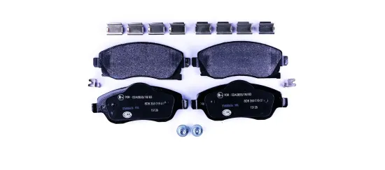 Bremsbelagsatz, Scheibenbremse HELLA 8DB 355 018-511 Bild Bremsbelagsatz, Scheibenbremse HELLA 8DB 355 018-511