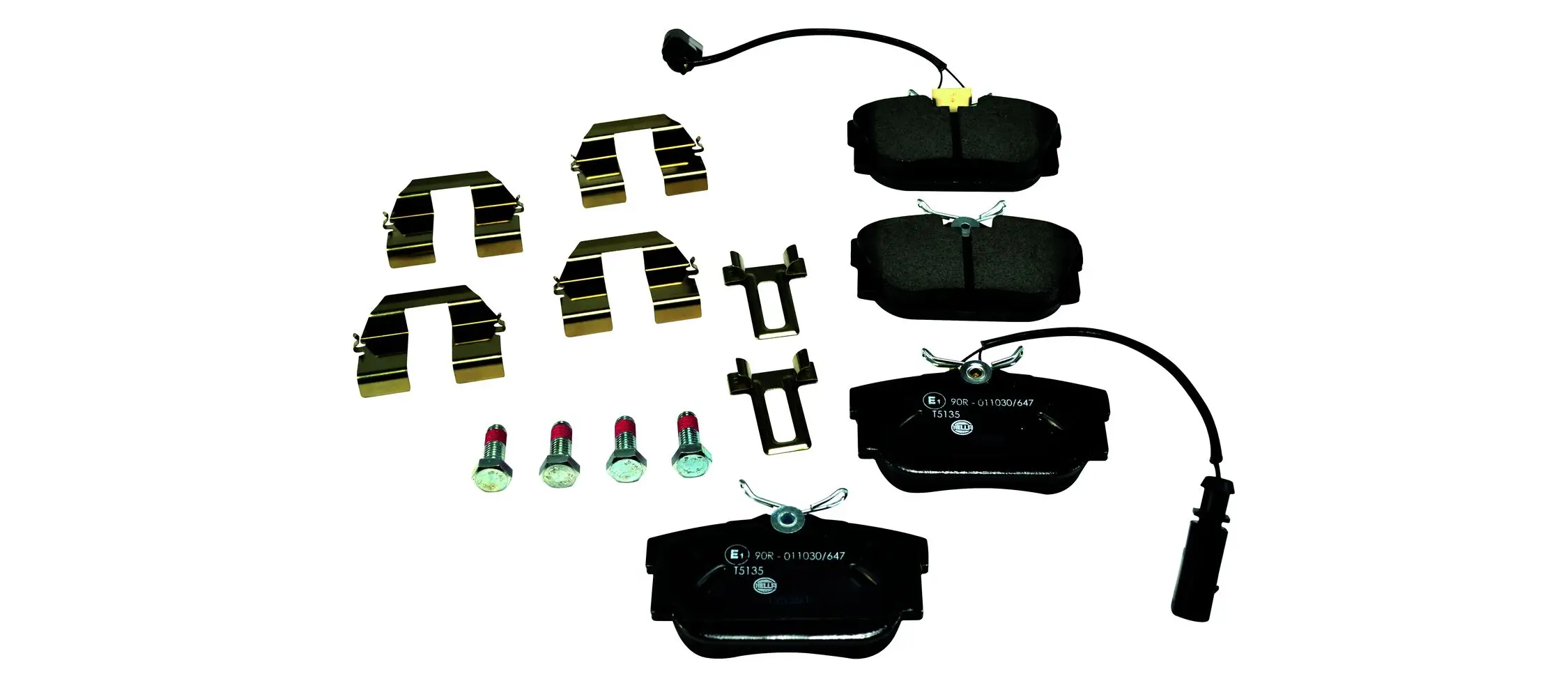 Bremsbelagsatz, Scheibenbremse HELLA 8DB 355 018-571