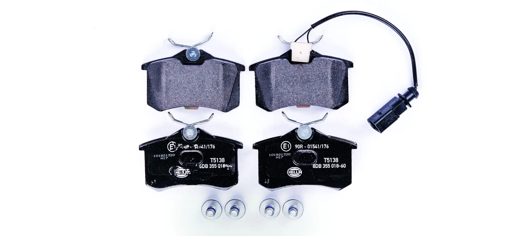 Bremsbelagsatz, Scheibenbremse HELLA 8DB 355 018-601