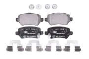 Bremsbelagsatz, Scheibenbremse Hinterachse HELLA 8DB 355 018-781