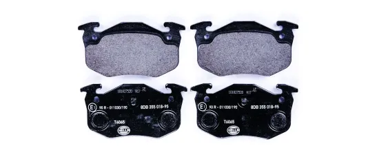 Bremsbelagsatz, Scheibenbremse HELLA 8DB 355 018-951 Bild Bremsbelagsatz, Scheibenbremse HELLA 8DB 355 018-951