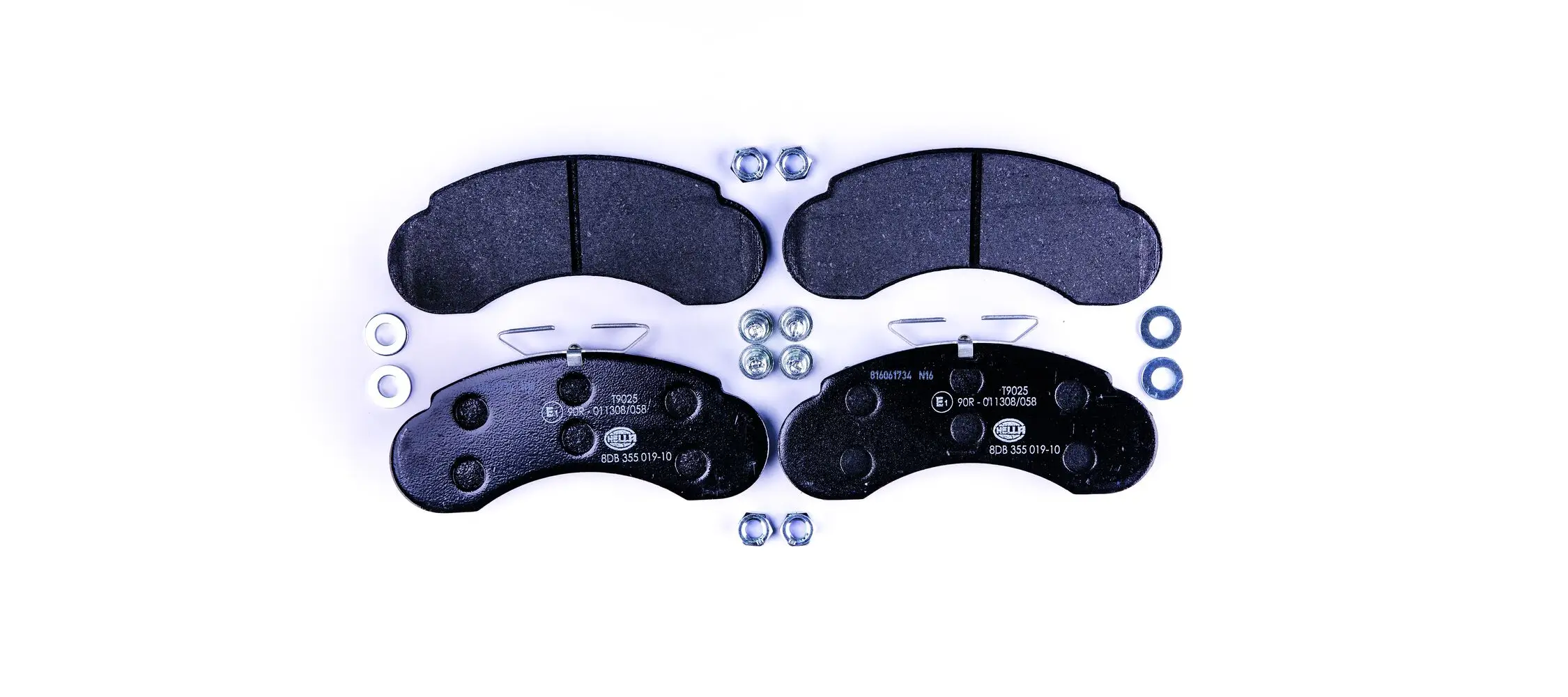 Bremsbelagsatz, Scheibenbremse HELLA 8DB 355 019-101