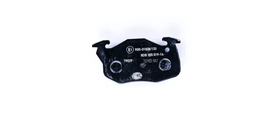 Bremsbelagsatz, Scheibenbremse Vorderachse HELLA 8DB 355 019-141 Bild Bremsbelagsatz, Scheibenbremse Vorderachse HELLA 8DB 355 019-141